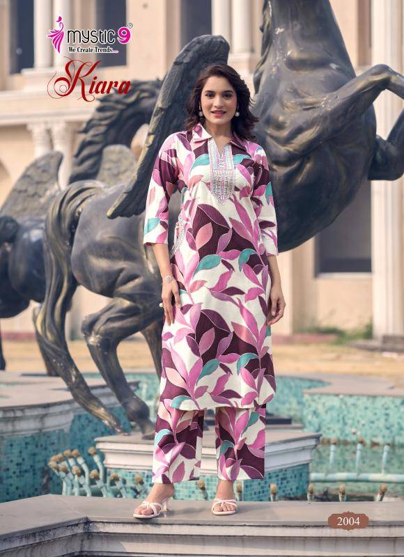 Mystic9 kiara vol 2 cord set Kurti manufacturer in India